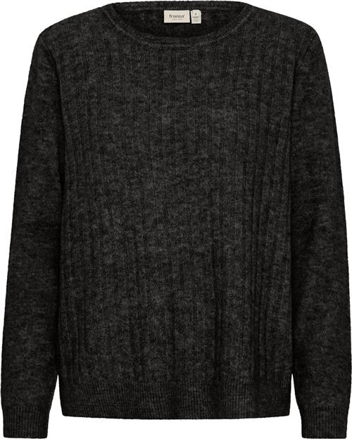 Se Fransa Frsanny PU 5 Kvinde Charcoal Melange Sweaters Regular Fit Str S - hos Magasin ved Magasin