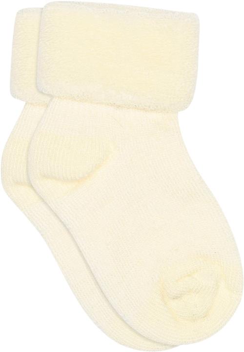 mpKids Ankle Terry Wool Baby Str 15/16 - Råhvid Strømper hos Magasin