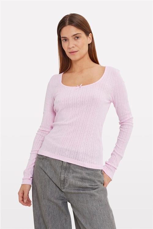 Envii Envolvi LS Deep TEE 7090 Kvinde Pirouette Langærmede T-shirts Str L - hos Magasin