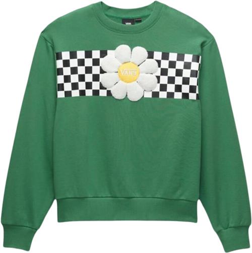 Vans Oversized Floral Crew Kvinde Fairway Sweatshirts Str S - Bomuld hos Magasin