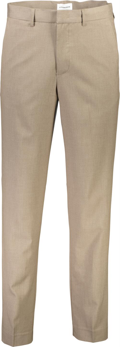 Se Lindbergh Relaxed fit Formal Pants Mand Sand Chinos Str XL - Polyester hos Magasin ved Magasin