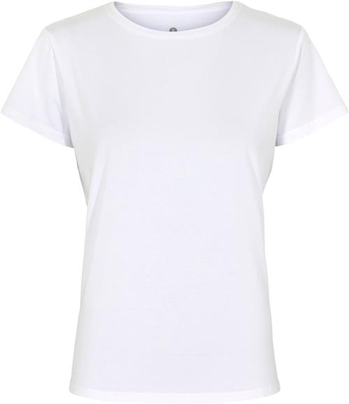 JBS of Denmark JBS of DK Basic tee Bamboo Kvinde Hvid Kortærmede T-shirts Str L - hos Magasin