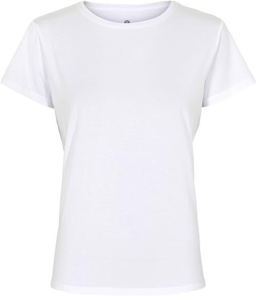 JBS of Denmark JBS of DK Basic tee Bamboo Kvinde Hvid Kortærmede T-shirts Str XL - hos Magasin