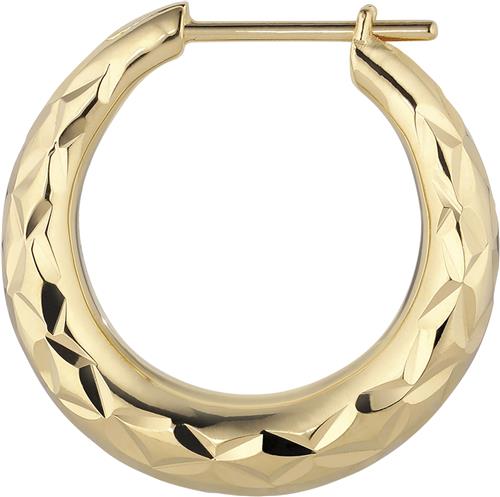 Se Jane Kønig Rhombus Earring, Goldplated Sterling Silver One Size - Creoler hos Magasin ved Magasin