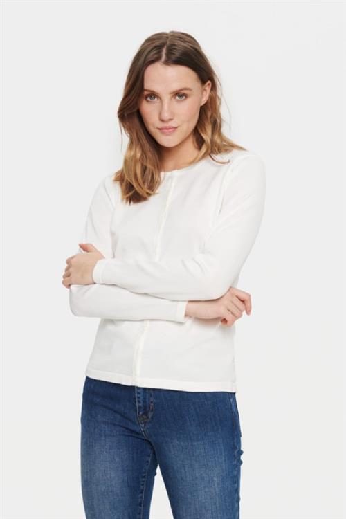 Saint Tropez A8661, Milasz Rneck Cardigan Kvinde 110605 Cardigans Classic Fit Str S - hos Magasin