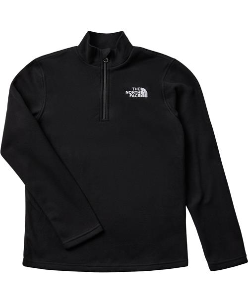 The North Face Teen Glacier 1/4 ZIP PO Glacier TNF Str XS - Sort Bluser hos Magasin