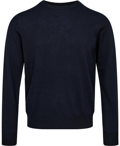 Magasin du Nord Collection Magasin Morgan 2 100 RWS Merino Wool Mand Navy Sweaters Str S Merino