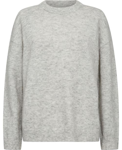 Se Magasin du Nord Collection Magasin Cindi 1 RWS Wool Kvinde Light Grey Melange Sweaters Str S Uld ved Magasin