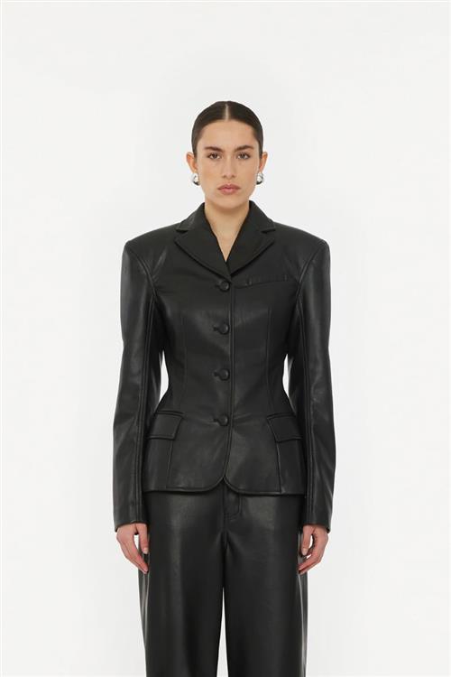 Se ROTATE Birger Christensen Fitted Blazer Kvinde Black Blazere Str 38 - hos Magasin ved Magasin