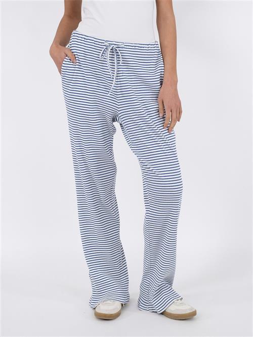 Se Neo Noir Geri Stripe Pants Kvinde Blue Bukser Med Brede Ben Str 44 - hos Magasin ved Magasin