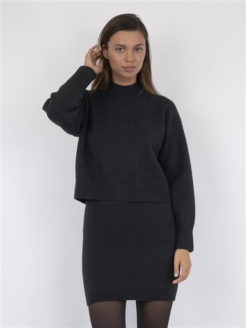 Neo Noir Paulina Knit Blouse Kvinde Black Sweaters Str 36 - hos Magasin