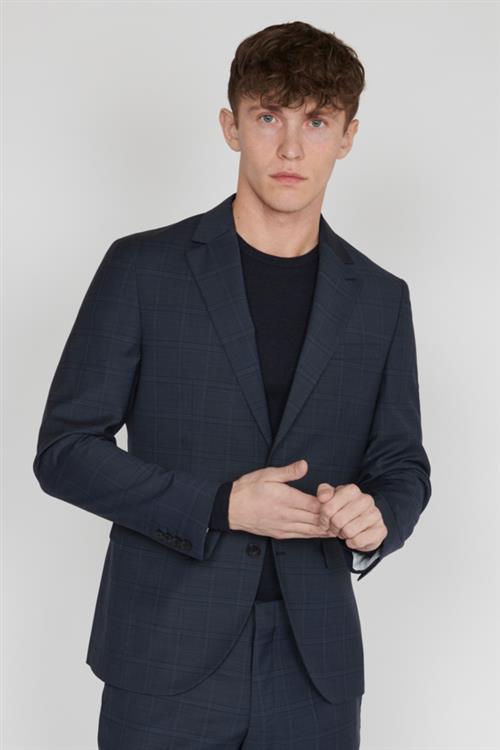 Se Matinique Mageorge Mand Dark Navy Melange Blazere Regular Fit Str 50 - hos Magasin ved Magasin