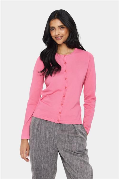 Saint Tropez A8661, Milasz Rneck Cardigan Kvinde Chateau Rose Cardigans Classic Fit Str XS - hos Magasin