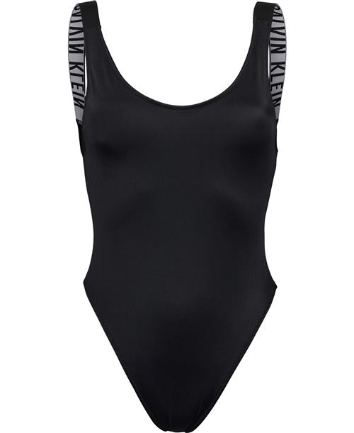 Calvin Klein One Piece Scoop Back Swimsuit Badedragter Str XS - Nylon hos Magasin