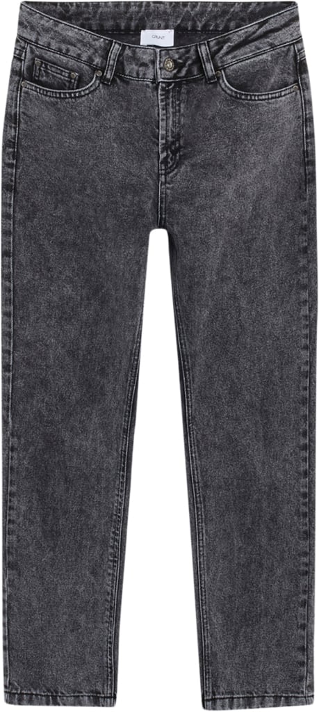 Se Grunt Street Loose Dark Grey Str 22/134 - Dark Grey Jeans hos Magasin ved Magasin