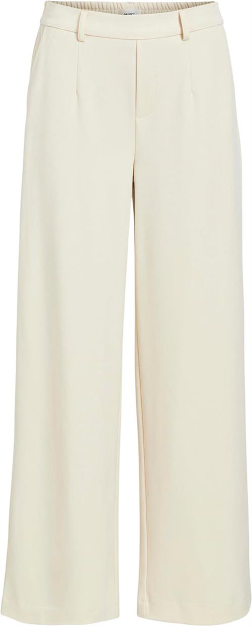 Object Objlisa Wide Pant Noos Kvinde Sandshell Bukser Med Brede Ben Str 40 - hos Magasin