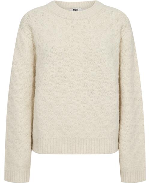 Magasin du Nord Collection Magasin Avelyn 4 GRS Kvinde Star White Sweaters Str L