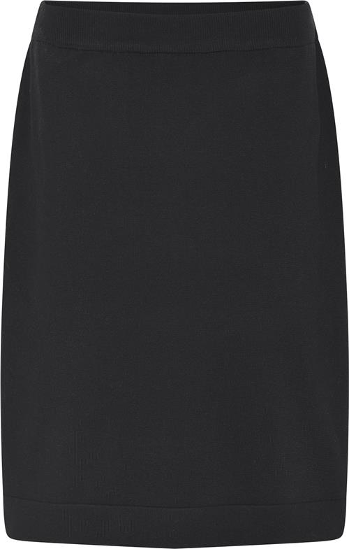 Micha Skirt_ BB Viscose Knit Kvinde Black Midi Nederdele Str S - hos Magasin