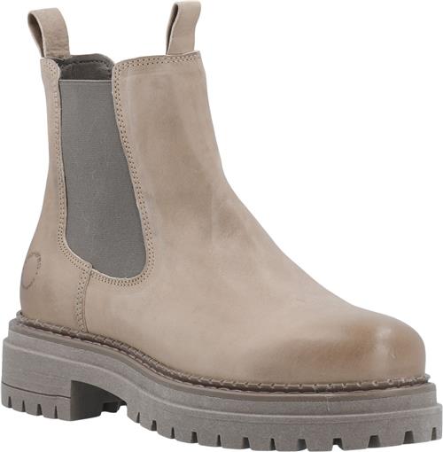 Cashott Cashannah Chelsea Boot Vegetable Tanned Oily Nubuck Kvinde Taupe Chelsea Boots Str 40 - hos Magasin