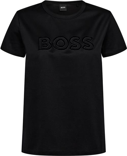 BOSS Eventsa_Logo1 Kvinde Sort Kortærmede T-shirts Str M - hos Magasin