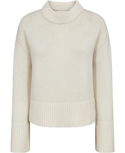 Lisa Yang Sony Sweater Cream Size 0 Kvinde Cream Sweaters Str XS - hos Magasin