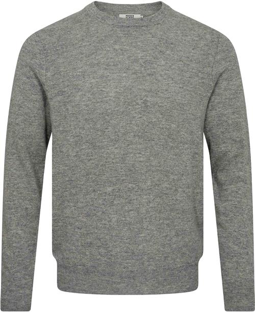 Se Magasin du Nord Collection Magasin Maryn 2 RWS Strik Lambswool Mand Light Grey Melange Sweaters Str XL Uld ved Magasin