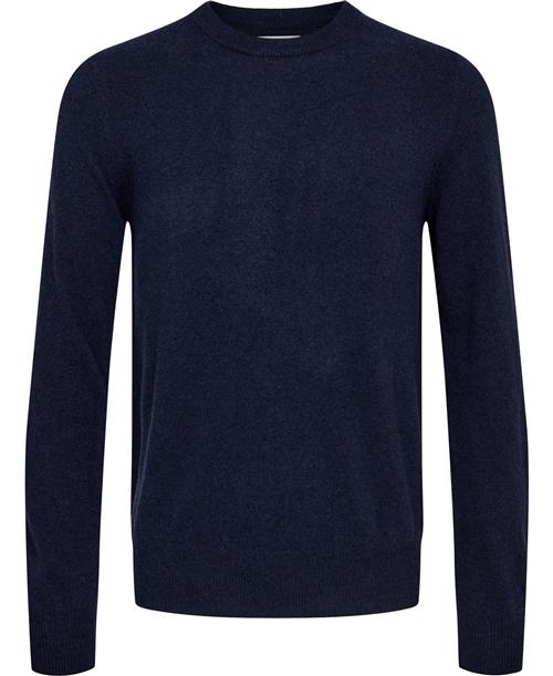 Se Magasin du Nord Collection Magasin Maryn 2 RWS Strik Lambswool Mand Navy Sweaters Str XL Uld ved Magasin