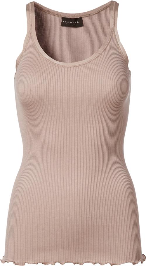 Se Rosemunde Silk top Regular W/elastic Band Kvinde Lyserød Tanktoppe Str S - Silke hos Magasin ved Magasin