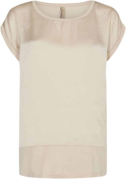 Se soyaconcept Scthilde 6 T-shirt Creme Kvinde 1620 Creme Kortærmede T-shirts Str XL - hos Magasin ved Magasin