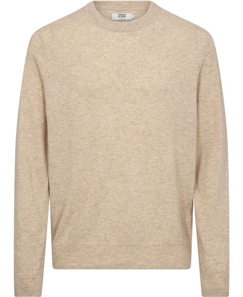 Magasin du Nord Collection Magasin Maryn 2 RWS Strik Lambswool Mand Moonbeam Sweaters Str L Uld