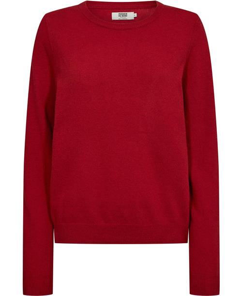 Magasin du Nord Collection Magasin Myrna 1 RWS Strik Lambswool Kvinde Flaming Red Sweaters Str S Uld