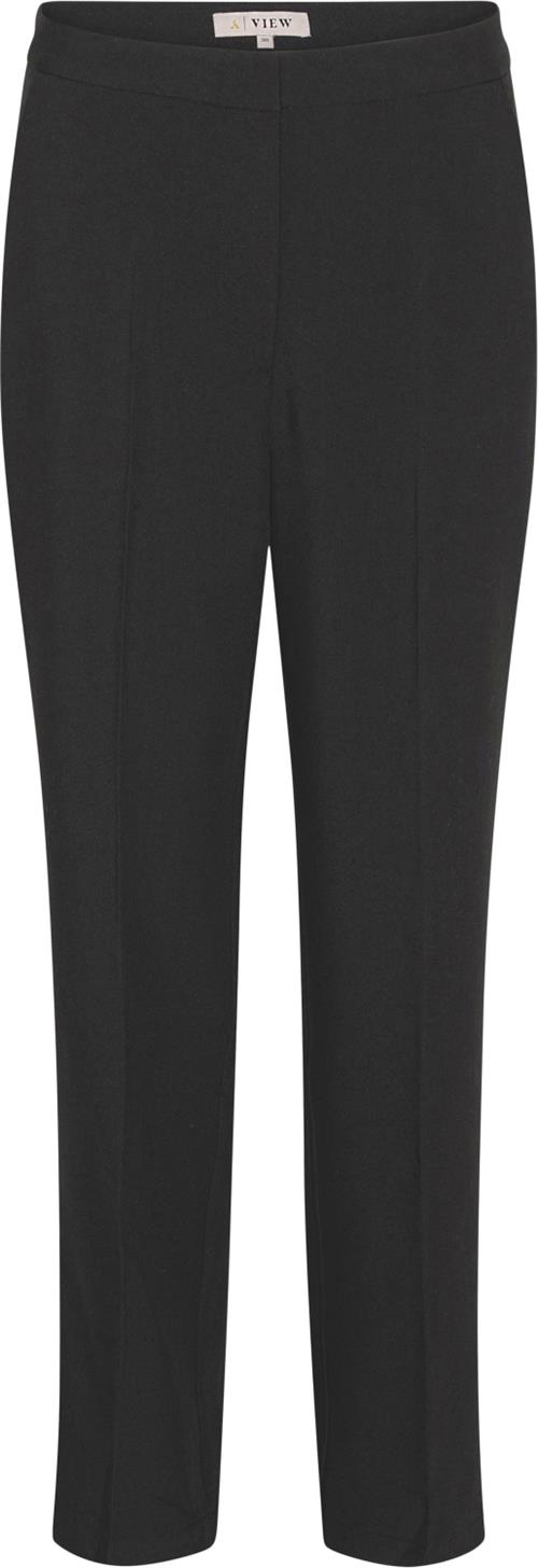 A-VIEW Annali Pant Kvinde Black Bukser Med Lige Ben Str 42 - hos Magasin