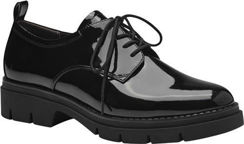 Tamaris 123302-41 Kvinde Black Patent Snøresko Str 41 - hos Magasin