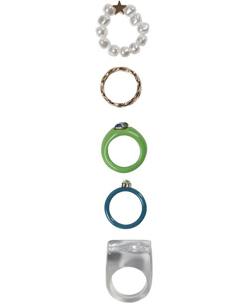 Se Pieces Pcmille 5pack Ring D2D ONE SIZE - Ringe hos Magasin ved Magasin