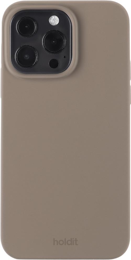 HoldIt Silicone Case Iphone 13 Pro Mocha Brown 76x13x140 mm - Mobil Covers hos Magasin