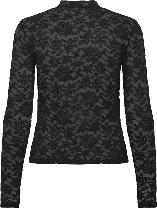 Se Rosemunde Long Sleeve Turtleneck Tshirt Kvinde Sort Langærmede Bluser Str L - hos Magasin ved Magasin