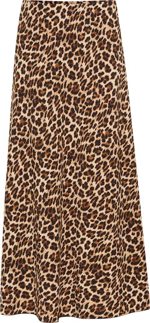 Sorbet Sblanna Leoskirt Kvinde Animal Maxi Nederdele Str L/XL - hos Magasin