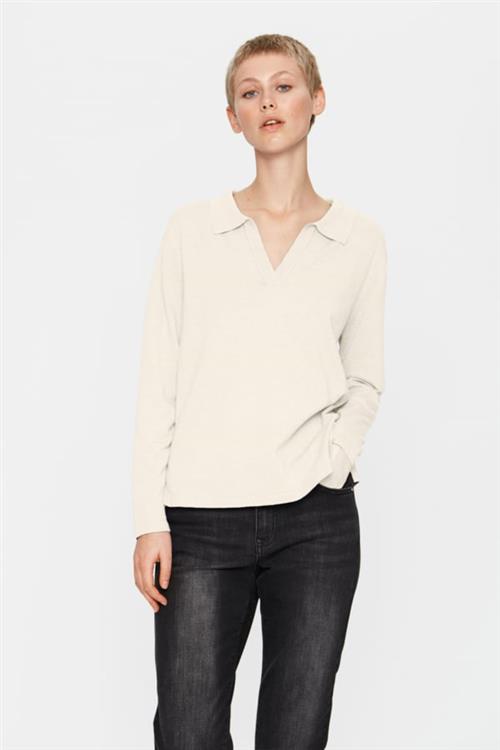 Se Saint Tropez Milasz Polo Pullover Kvinde 110605 Langærmede Bluser Str XL - hos Magasin ved Magasin