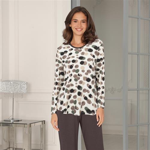 Se Lady Avenue Bamboo Long Sleeve Pyjamas Nattrøjer & -Toppe Str L - Bomuld hos Magasin ved Magasin