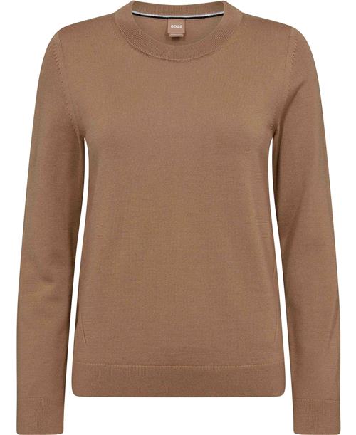 Se BOSS Feganasi Kvinde Medium Beige Sweaters Str XS - hos Magasin ved Magasin