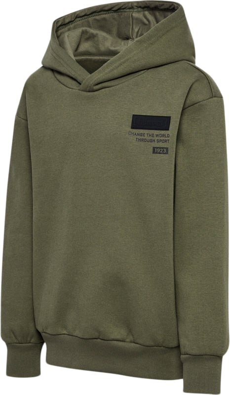 Hummel Hmlarchie Hoodie Str 12 år / 152 cm - Army Sweatshirts hos Magasin