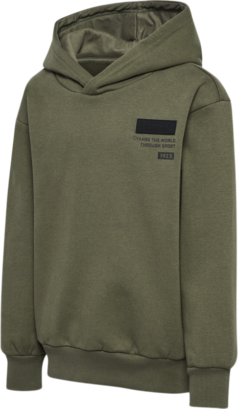 Se Hummel Hmlarchie Hoodie Str 4 år / 104 cm - Army Sweatshirts hos Magasin ved Magasin