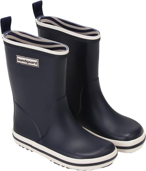 Se Bundgaard Classic Rubber Boot Blå Gummistøvler Str 33 - Bomuld hos Magasin ved Magasin