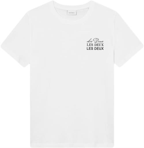 Les Deux Triple Tshirt Mand White/black Kortærmede T-shirts Str S - Bomuld hos Magasin