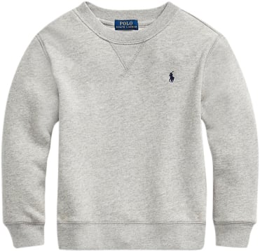 Se Polo Ralph Lauren Cottonblend-fleece Sweatshirt Str 5 / 5 år - Grå Sweatshirts hos Magasin ved Magasin