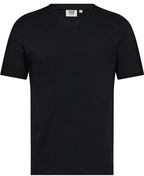 Magasin du Nord Collection Magasin Marvin 2 G Mand Black Kortærmede Tshirts Str L Bomuld