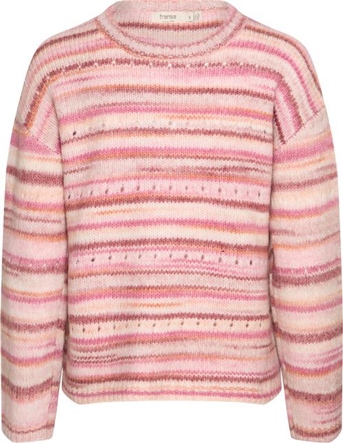 Fransa Frmanny PU 2 Kvinde Rapture Rose Mix Sweaters Regular Fit Str XL - hos Magasin