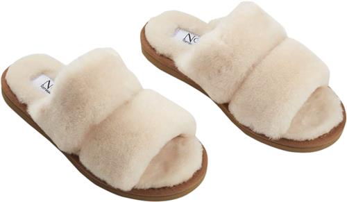 NATURES Collection Slippers Straps (of 100 New Zealand Sheepskin) Natur Kvinde Nature Hjemmesko Str 37 - hos Magasin