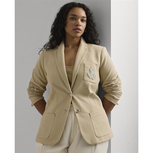 Lauren Ralph Lauren STR Sportswear Piqulnd-jkt Kvinde Explorer Sand Blazere Str 3X - hos Magasin