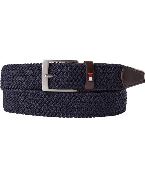 Se Tommy Hilfiger NEW Adan Belt 3.5CM 105cm - Bælter Elastan hos Magasin ved Magasin